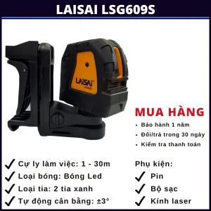 may-laser-laisai-lsg609s-2-tia-xanh