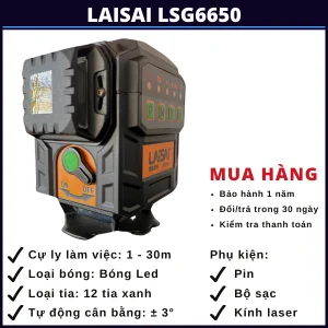 may-laser-laisai-lsg6650-12-tia-xanh